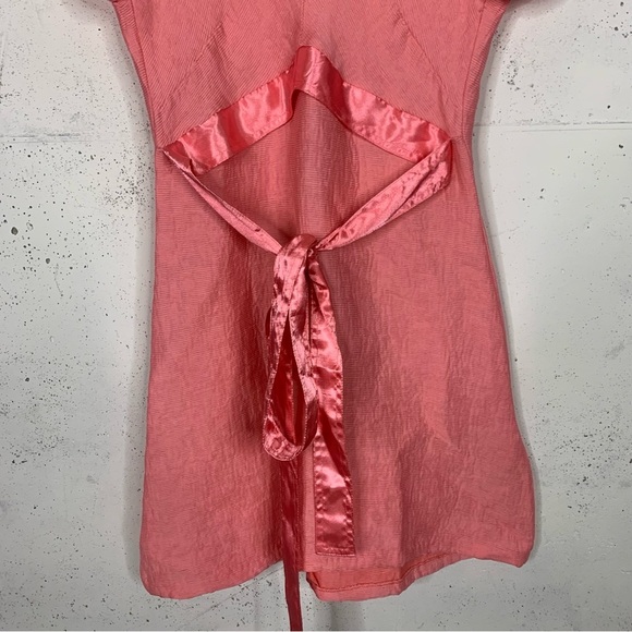 Sandro Isasure Silk Sash Satin Dress Size 3 M/L - Picture 5 of 11